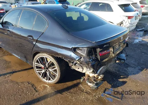 2021 BMW M550I xDrive from USA, damaged, VIN WBA13BK04MCH57749